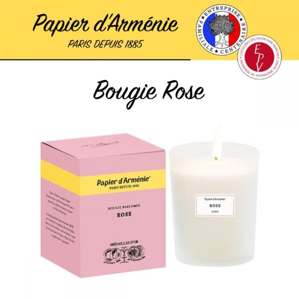 Bougie Papier d'Armenie Modéle - Rose